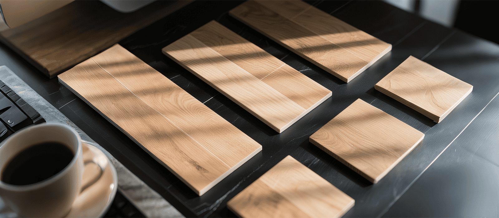 Light beige ceramic tile with subtle grain in a sunlit room