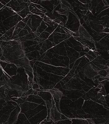 Close-up of a single piece of the Black Storm Stone Look Vinyl Floor, showcasing its detailed white veining and matte stone texture.