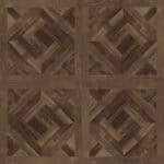 Full view of Classical Luxury Mixed Walnut Wood Look Tile, showcasing its intricate parquet pattern and rich mixed walnut tones. This 100% waterproof porcelain tile offers unmatched durability, resisting scratches and stains for a grand, timeless luxury.