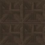 Full view of Classical Stately Dark Walnut Wood Look Tile, showcasing its intricate pattern and deep, rich tones. This 100% waterproof porcelain tile offers unmatched durability, resisting scratches and stains for a grand, elegant legacy.
