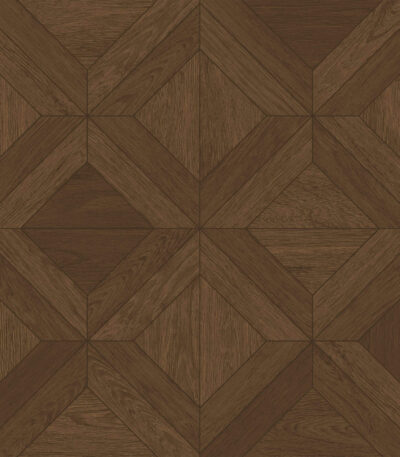 Close-up of a single Elegant Stately Medium Walnut Wood Look Tile, highlighting its intricate pattern and rich, medium walnut tones. This 100% waterproof porcelain tile offers unmatched durability and easy care for timeless elegance.