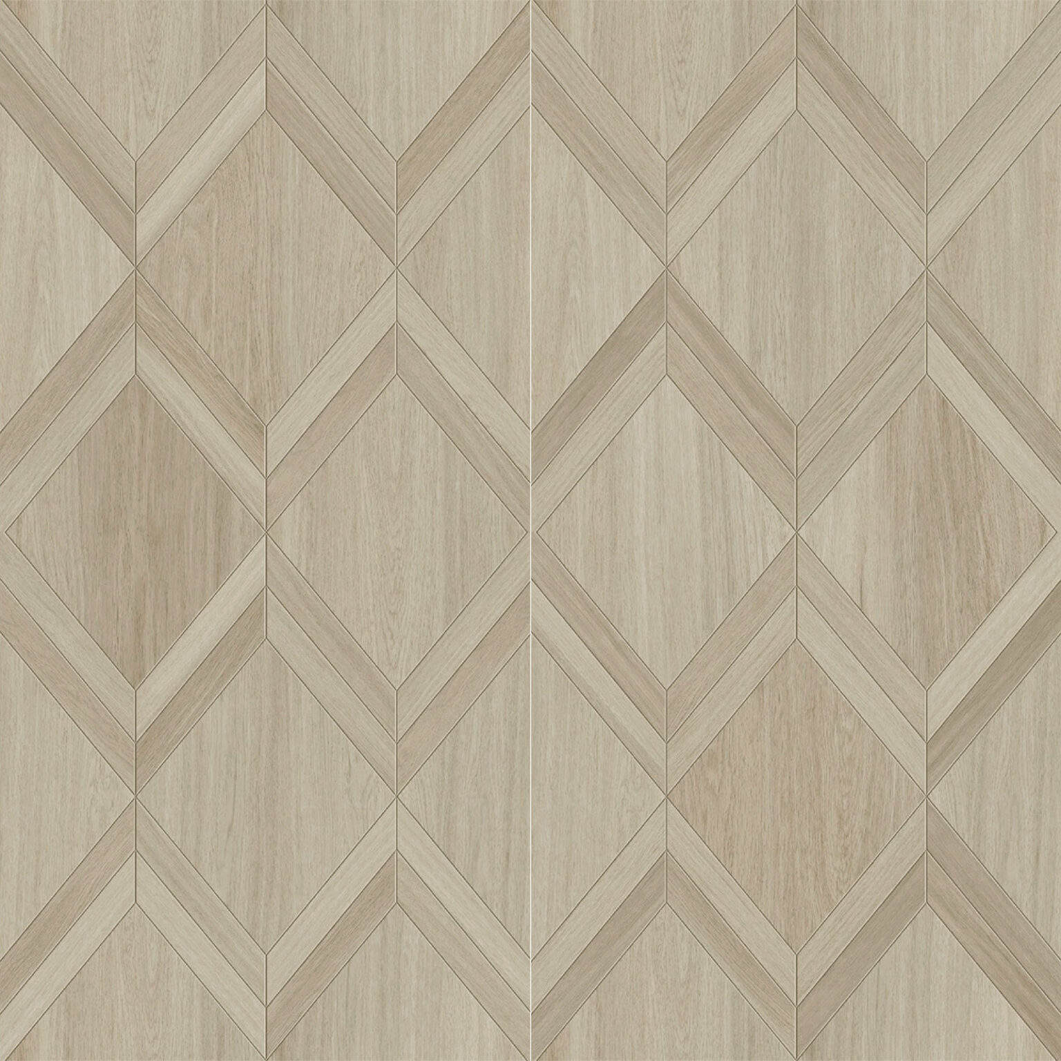 Full view of Light Luxury Beige White Wood Color Wood Look Tile, showcasing its intricate pattern and soft, creamy tones. This 100% waterproof porcelain tile offers unmatched durability, resisting scratches and stains for a bright, sophisticated look.