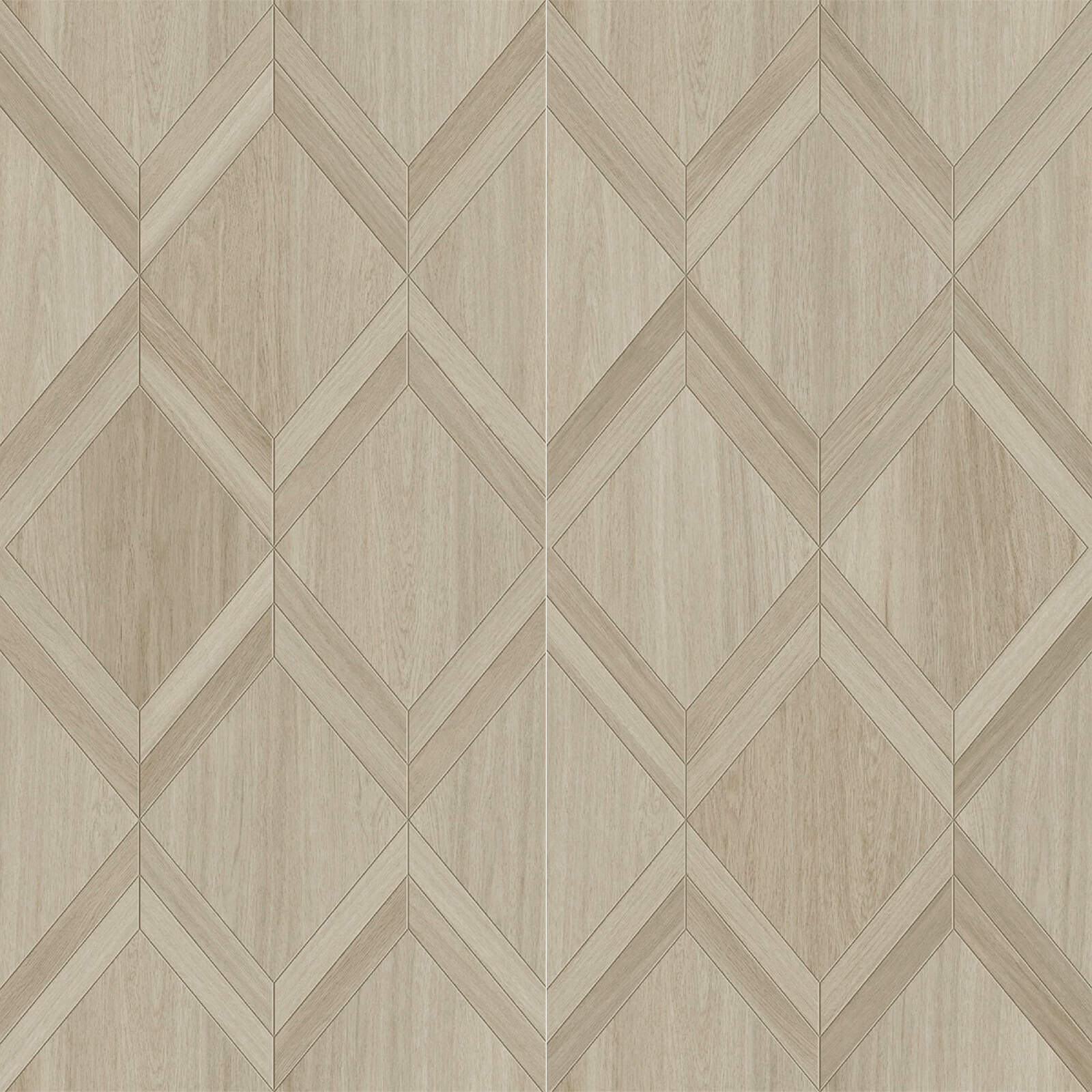 Full view of Light Luxury Beige White Wood Color Wood Look Tile, showcasing its intricate pattern and soft, creamy tones. This 100% waterproof porcelain tile offers unmatched durability, resisting scratches and stains for a bright, sophisticated look.