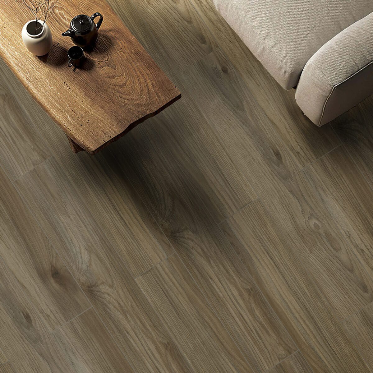 Modern Farmhouse Earthen Oak Wood Look LVT Flooring - Image 3