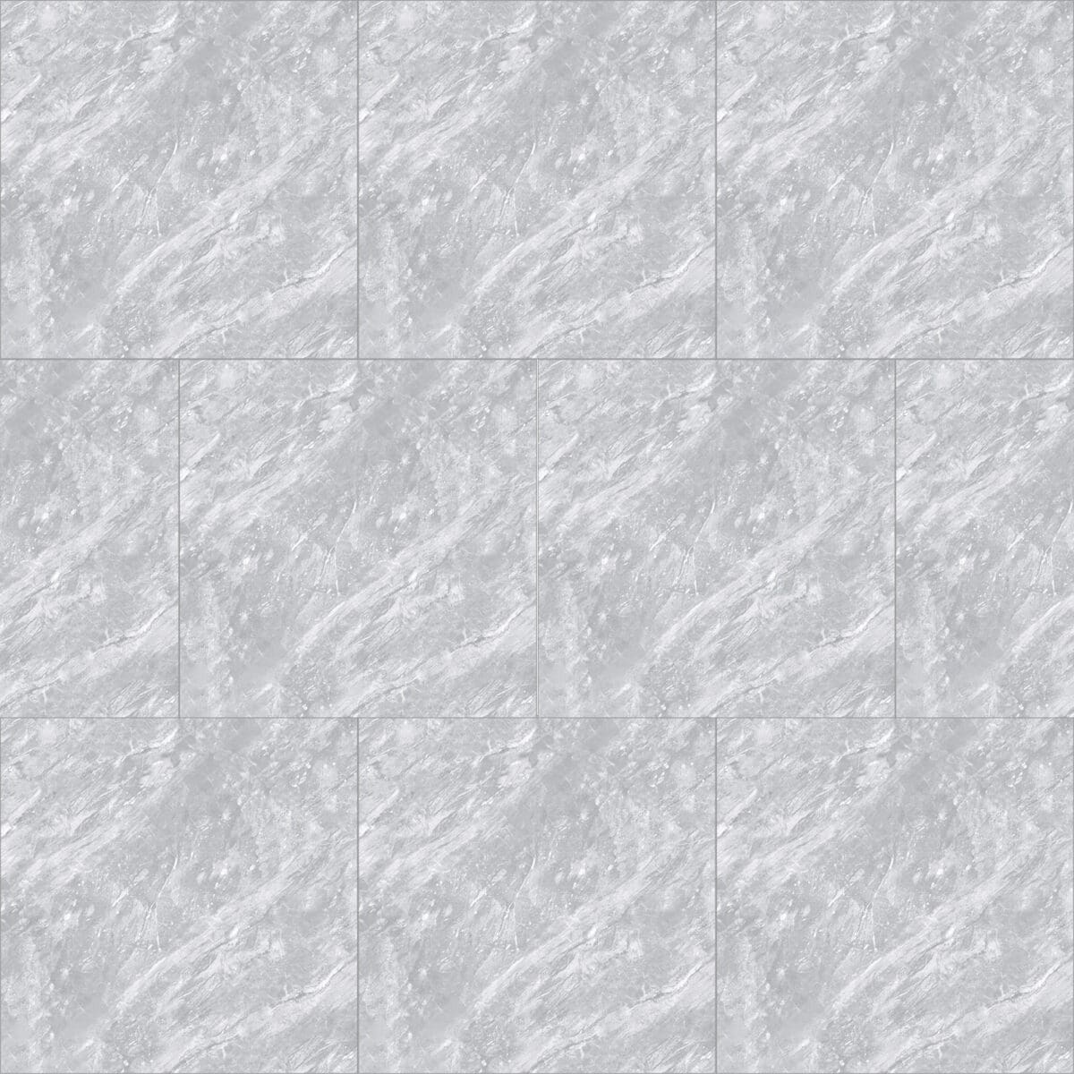 Full view of Modern Minimalist Pewter Slate Stock Look Vinyl Flooring, showcasing its nuanced, light-grey palette and organic texture. This vinyl flooring achieves the refined aesthetic of natural slate, is 100% waterproof, and provides superior protection against scratches, stains, and dents for a practical, high-end style.