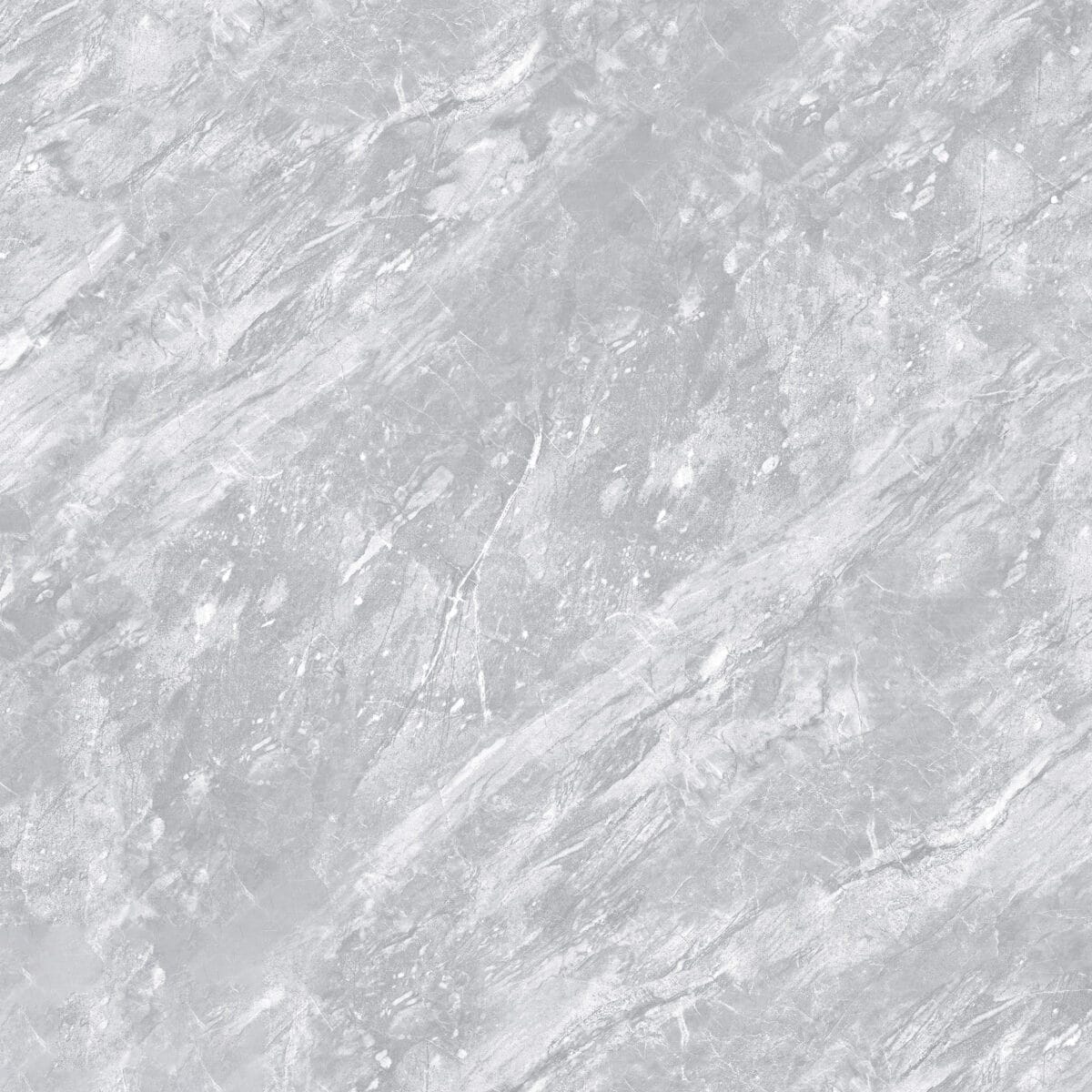 Close-up of a single Modern Minimalist Pewter Slate Stock Look Vinyl Flooring tile, highlighting its nuanced, light-grey palette and organic texture. This premium vinyl achieves the refined aesthetic of natural slate, is 100% waterproof, and provides superior protection against scratches, stains, and dents.
