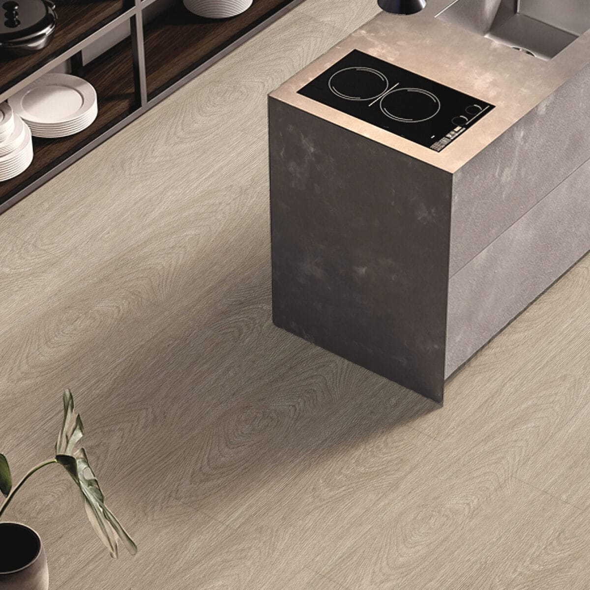 Nordic Calm Washed Oak Wood Look LVT Floor - Image 4