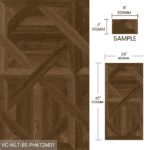 Sample Box Wood Look Tile 4 Pieces Gray Beige Brown - Image 5