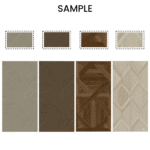 Sample Box Wood Look Tile 4 Pieces Gray Beige Brown