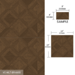Sample Box Wood Look Tile 5 Pieces Black Brown - Image 4