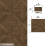 Sample Box Wood Look Tile 5 Pieces Black Brown - Image 3