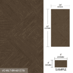 Product Sample Wood Look Tile 4pieces/Box Brown Beige Gray - Image 6
