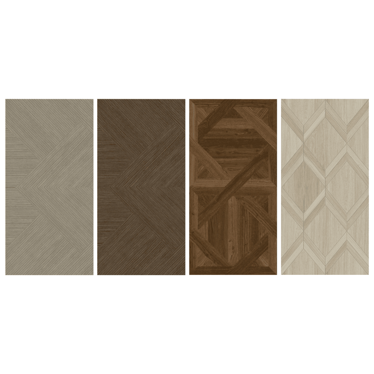 Product Sample Wood Look Tile 4pieces/Box Brown Beige Gray - Image 4
