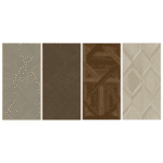 Product Sample Wood Look Tile 4pieces/Box Brown Beige Gray - Image 4