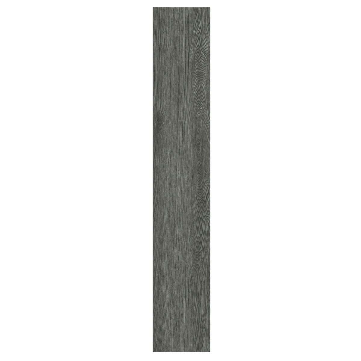 Modern Minimalist Charcoal Gray Wood LookTile - Image 2