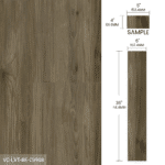 Sample Box Vinyl Flooring Stone Look and Wood Look 6 Pieces - Image 7