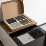 Sample Box Vinyl Flooring Stone Look and Wood Look 6 Pieces - Image 2