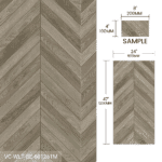 Sample Box Wood Look Tile 4pieces Herringbone - Image 5