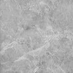 Close-up of a Serene Sanctuary Athens Gray Stock Look Vinyl Flooring tile, showcasing its soft, cloud-like gray tones and subtle veining that evoke genuine marble. This durable vinyl is 100% waterproof, resisting scratches, stains, and dents, perfect for a tranquil, elegant home.