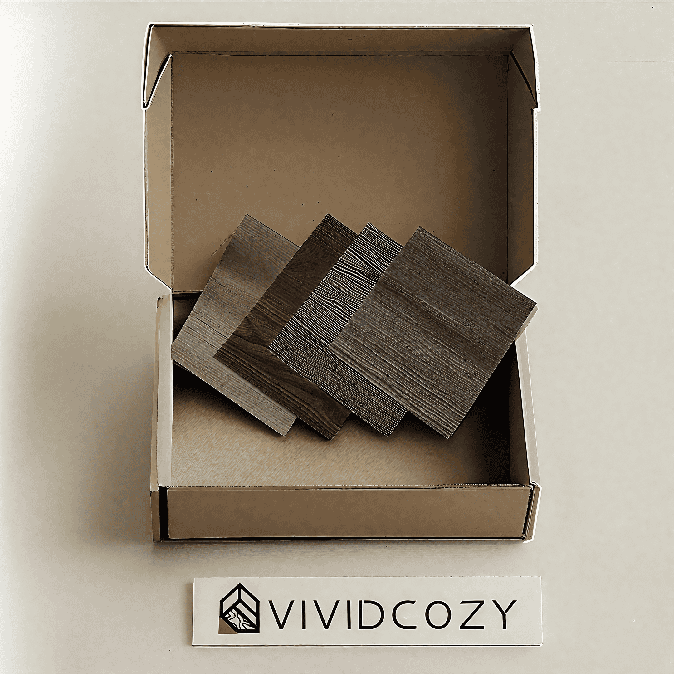 Curated tile and vinyl sample kits displayed on a table with natural light — request sample kits today for quick shipping and refund credit.