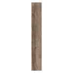 Close-up of a single Rustic Tawny Oak SPC plank with authentic knots and a textured, wood-like finish.