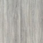 A top-down, seamless view of multiple Modern Silver Grey SPC planks laid together.