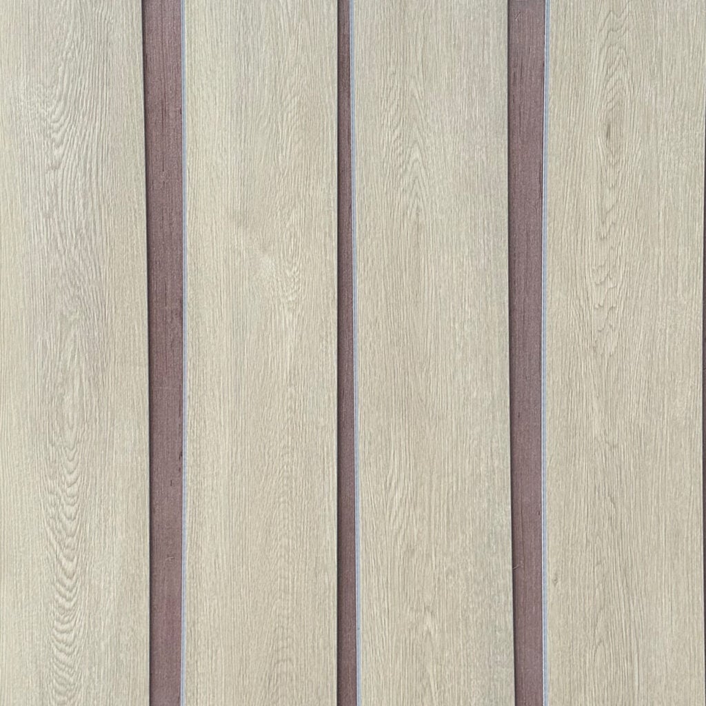 Full real photo layout of Natural Birch Wood Look SPC planks, highlighting their light color and consistent wood grain.