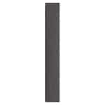 Close-up of a single Chic Charcoal Oak SPC plank, detailing its dark wood grain texture and click-lock installation edge.