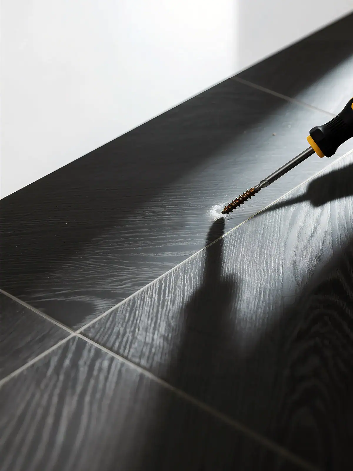 Flooring surface resisting water and scratch under home usage and pet traffic